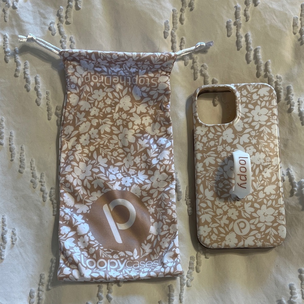 Loopy Case White Floral Phone Case